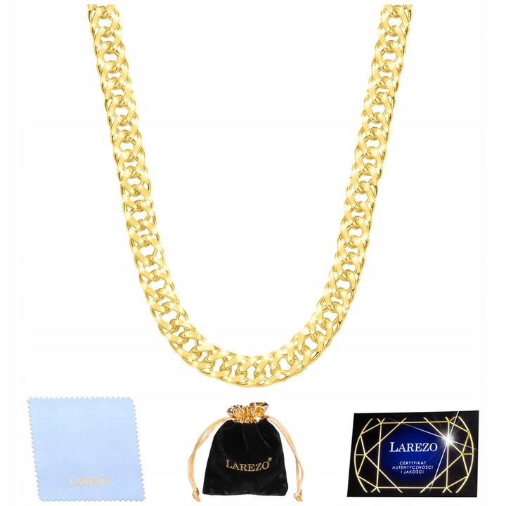 Lant Aurit Argint 925 Dublu Rombo 55cm Barbati 4g