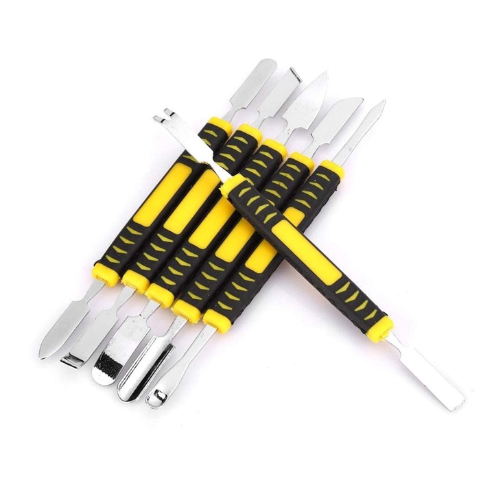 Set scule, deschide ecrane si capace cu efort minim, fara zgarieturi sau urme de demontare, pentru telefoane, tablete, laptopuri, compact si portabil - OPTIFIX VIXSON®