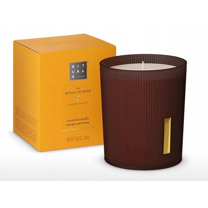 Lumanare Parfumata Rituals of Mehr Portocala Dulce si Cedru 290g