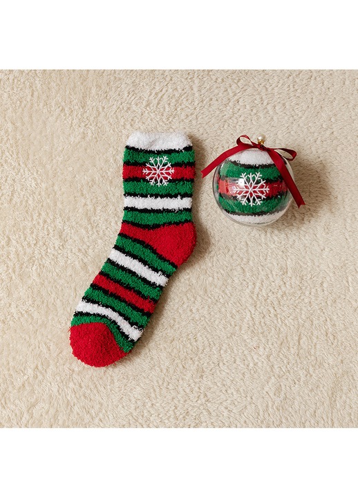 Женски чорапи, многоцветни, 1 чифт, размер One Size INTL