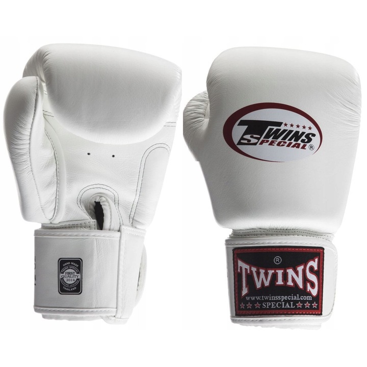 Manusi Box Twins BGVL-3 Fehér 10 OZ - Valódi Bőr