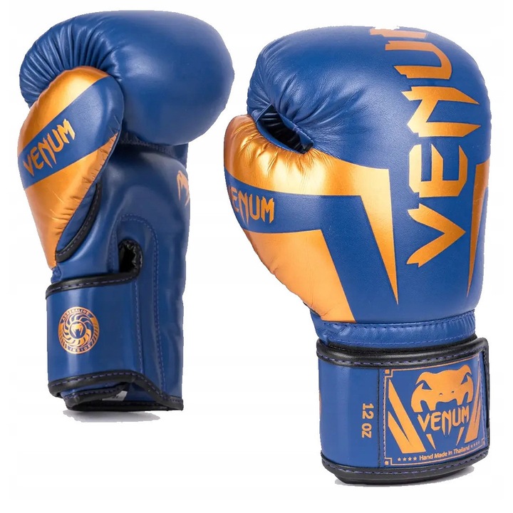 Manusi Box Venum Elite Royal Blue 12OZ - Performanta si Protectie