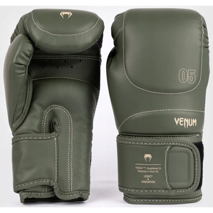 Manusi Box Venum Impact Evo Khaki 12OZ - Protectie si Stil