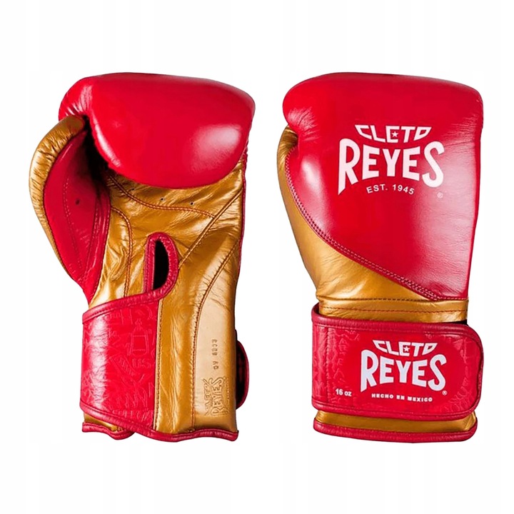 Kesztyű Box Cleto Reyes Nagy Pontosságú Bőr Piros/Arany 14 oz