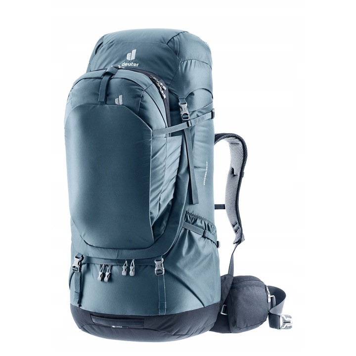 Rucsac Deuter Voyager 65+10, 65L, Albastru, Sistem de contact, Ruc de zi inclus
