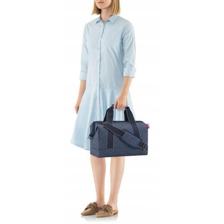 Reisenthel Allrounder M utazótáska - Herringbone Sötétkék