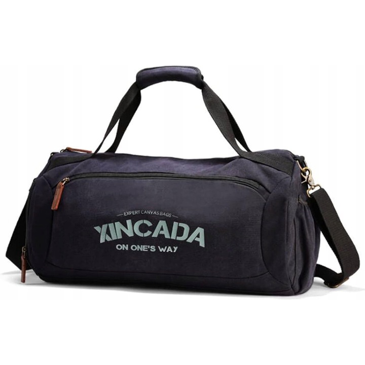 Geanta Sport XINCADA Neagra, de Calatorie, Usoara, 49x28x22 cm