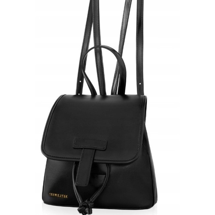 Betlewski Női Hátizsák, Fekete, Urban, Öko Bőr, A5 Formátum