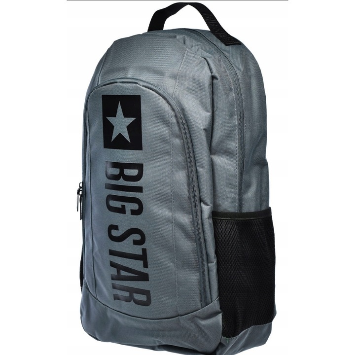 Rucsac Big Star Hugo Gri, Poliester, A4, 48x28x13 cm