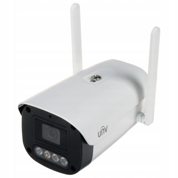 Външна камера за наблюдение Uniview ColorHunter 4G LTE 3.7MP, 4мм обектив, цветно нощно виждане, IP67 защита