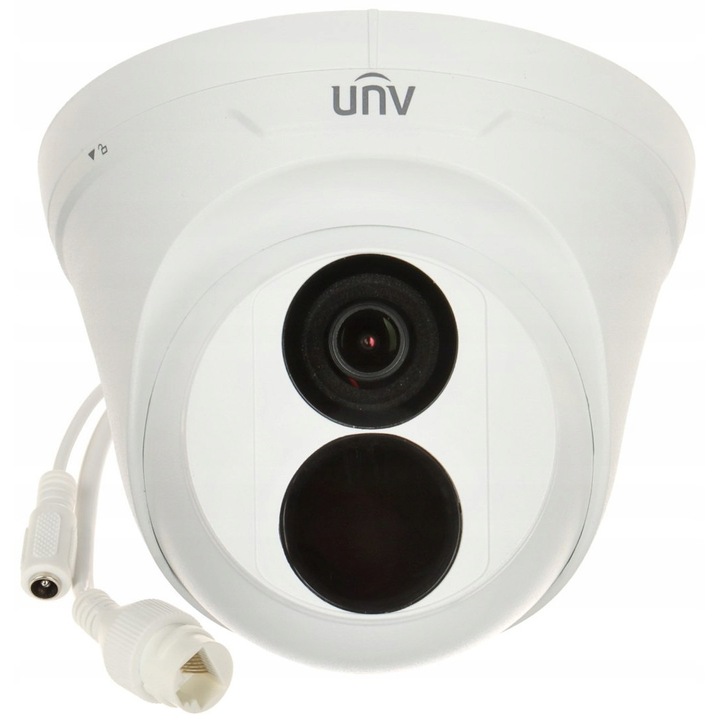 Външна камера за наблюдение Uniview 4 Mpx, 2.8mm обектив, IR 30m, IP67, PoE захранване