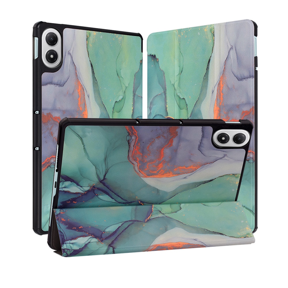 Husa pentru Xiaomi Redmi Pad 2 Pro tip stand functie sleep/wake-up si inchidere magnetica, protectie 360 - Green Time
