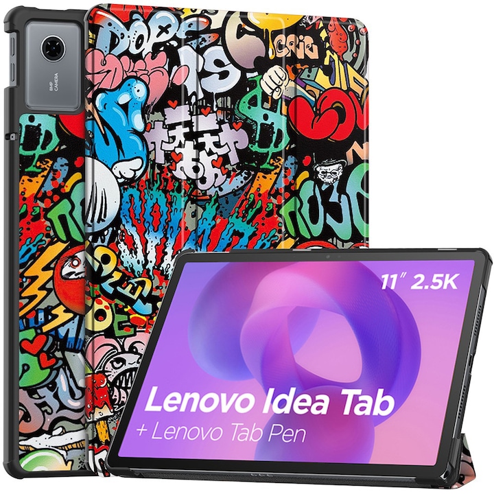 Husa tableta Techsuit FoldPro, compatibil cu Lenovo Idea Tab 11, multicolor