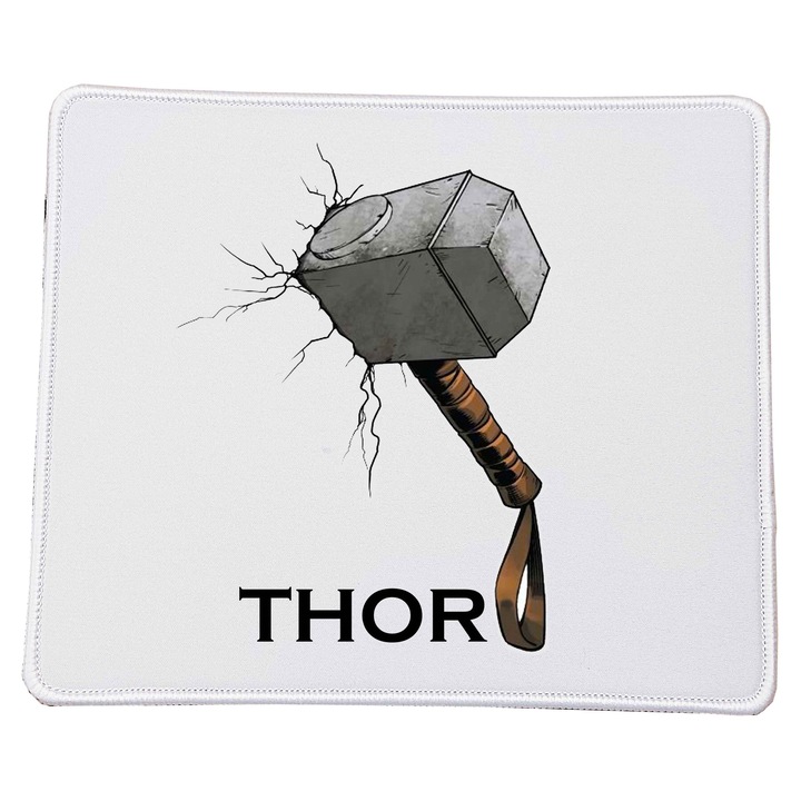 Mousepad Thor No5 – Dreptunghiular 23x20 cm Material Durabil de Inalta Calitate