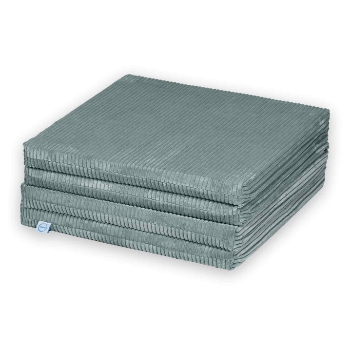 Covoras de joaca patrata Mimii, 120x120cm, , menta, grosime 5cm