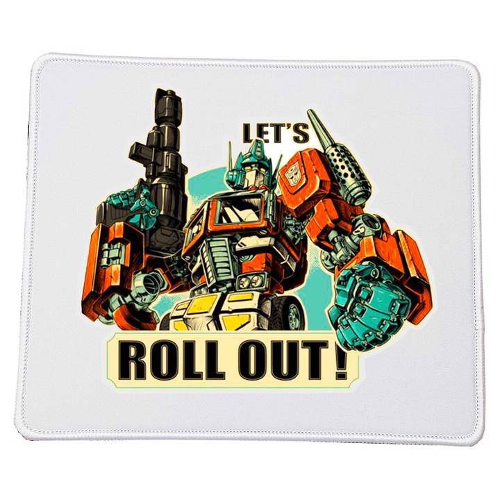 Mousepad Transformers, 23x20 cm, material durabil, design dinamic