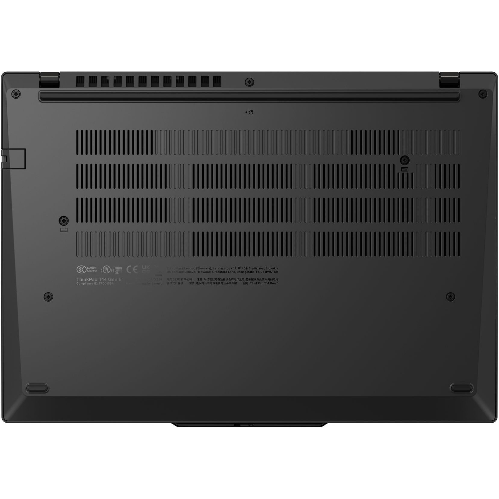 Laptop Lenovo ThinkPad T14 Gen 5 (Intel), 14" FHD IPS 500nits Touch Screen, Intel Core Ultra 5 135U 12-core, 24 GB DDR5, 512 GB SSD m2 PCIe, Intel Graphics, Windows 11 Pro, 1.38 kg. Black