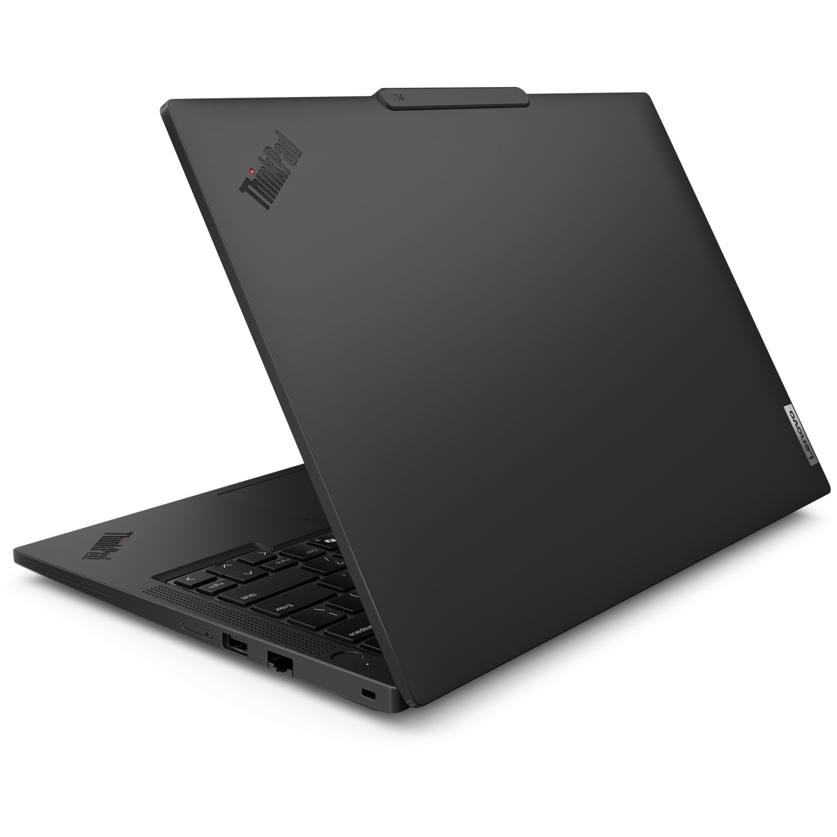 Laptop Lenovo ThinkPad T14 Gen 5 (Intel), 14" FHD IPS 500nits Touch Screen, Intel Core Ultra 5 135U 12-core, 24 GB DDR5, 512 GB SSD m2 PCIe, Intel Graphics, Windows 11 Pro, 1.38 kg. Black