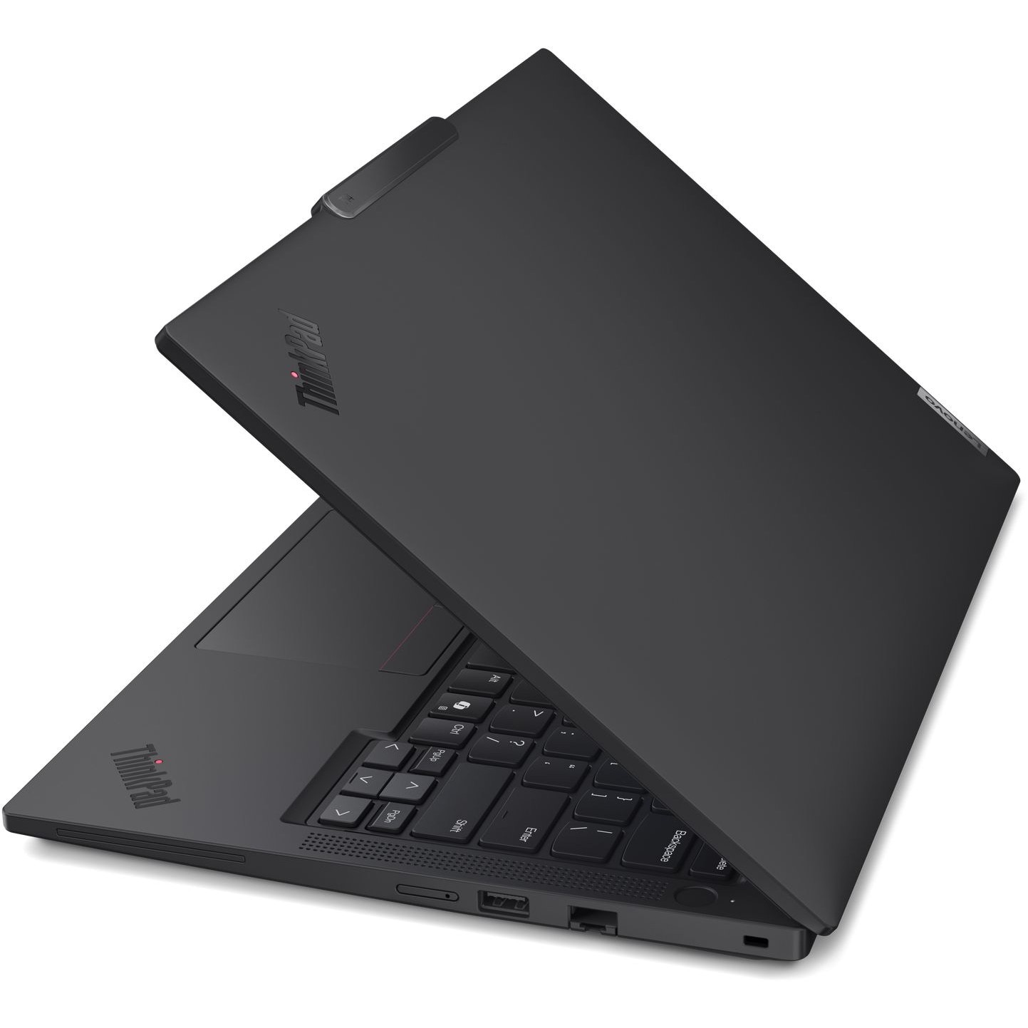 Laptop Lenovo ThinkPad T14 Gen 5 (Intel), 14" FHD IPS 500nits Touch Screen, Intel Core Ultra 5 135U 12-core, 24 GB DDR5, 512 GB SSD m2 PCIe, Intel Graphics, Windows 11 Pro, 1.38 kg. Black