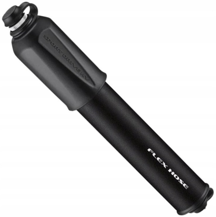 Kerékpár pumpa Lezyne Sport Drive HV S, 6.2 bar, Fekete szatén