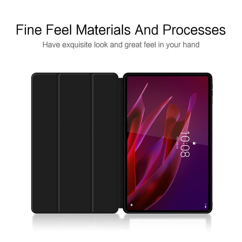 Husa Ultra Slim pentru Lenovo Idea Tab Pro Gen 2 13.0" (2026), Silicon TPU, Smart Cover - Negru