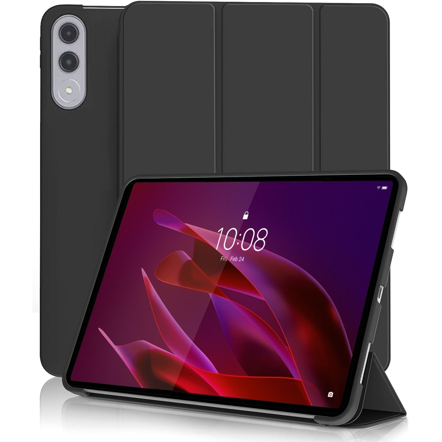 Husa REVOMAG Ultra Slim pentru tableta Lenovo Yoga Tab 11.1", Silicon TPU, Negru, 2025