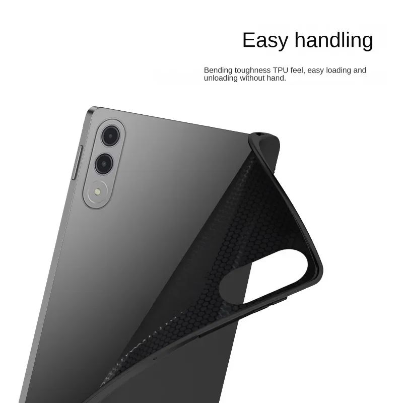 Husa REVOMAG Ultra Slim pentru tableta Lenovo Yoga Tab 11.1", Silicon TPU, Negru, 2025
