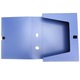 Set biblioraft, Omelivon®, A4, 75 mm, Fabricat din carton, cu levier, Pentru birou si scoala, Cu mecanism metalic, Albastru, 10 buc