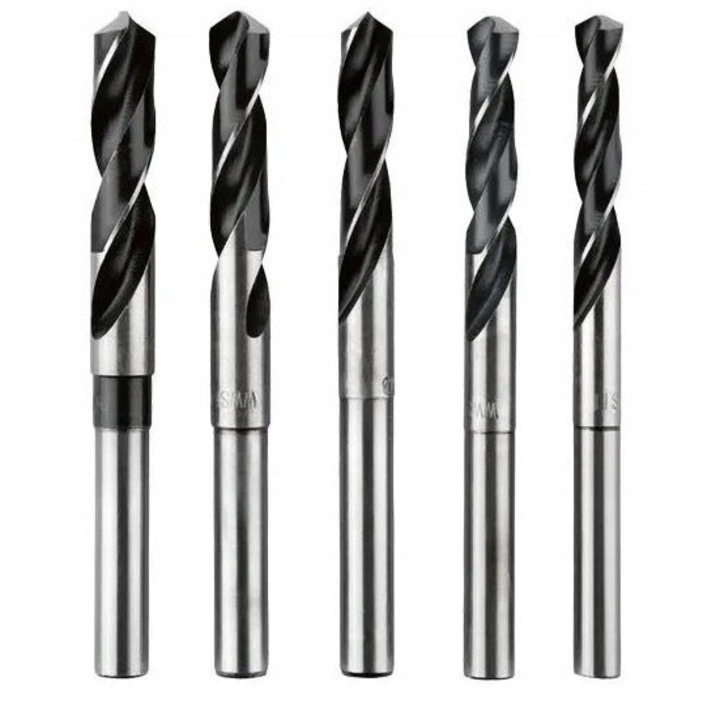 Set 5 Burghie Spiralate HSS PASP 5 A1 11-15mm pentru Metal, Lemn