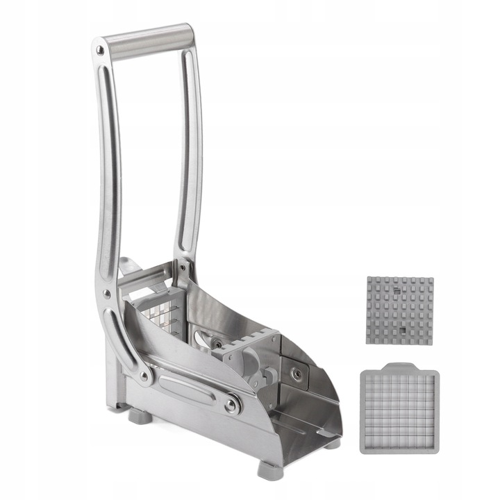 Feliator cartofi din inox, taiere uniforma, baza antiderapanta, detasabil, 30x15cm