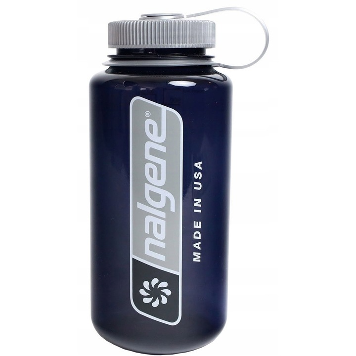 Butelie Apa Nalgene Tritan 1L Odyssey Grey Logo BPA Free