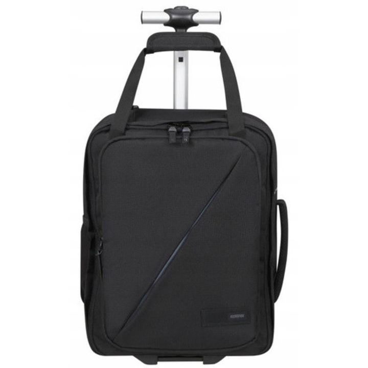 Rucsac American Tourister Take2Cabin S/M cu roti, 25L, Negru