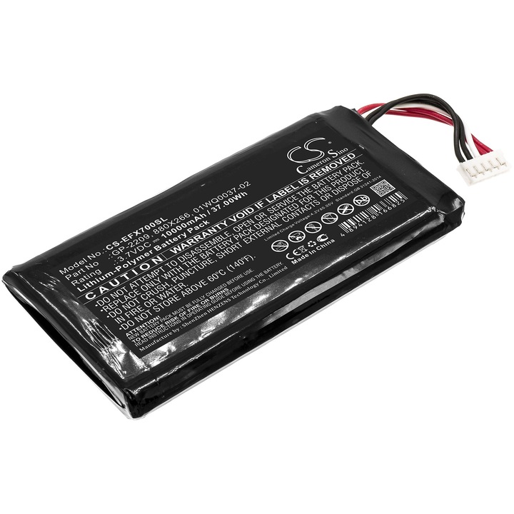 Baterie TECHTEK CS-EFX700SL Li-Polymer 10000mAh