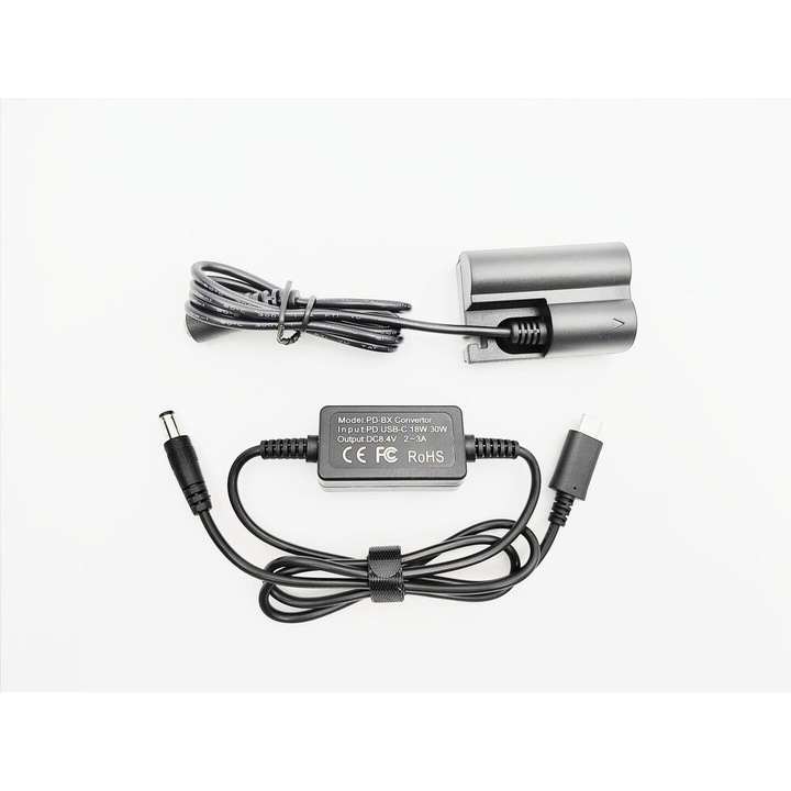 Alimentator Tip Baterie BP511 Canon DR-400 Dummy Battery DC COUPLER TYPE-C PD