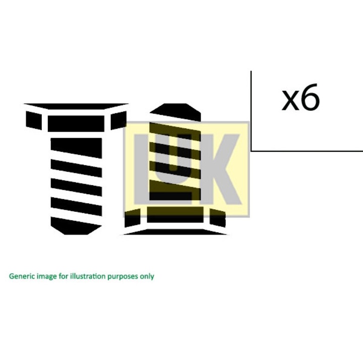 Set Surub, Volanta 411016610 Citroën Berlingo/Berlingo Multispace/C3 1/C3 2/C3 Aircross 2/C3 Picasso/C4/C4 1/C4 2/C5 2