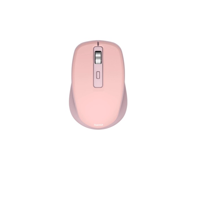 Мишка Hama WM-450, безжична 2.4Ghz, Bluetooth, USB-A розова