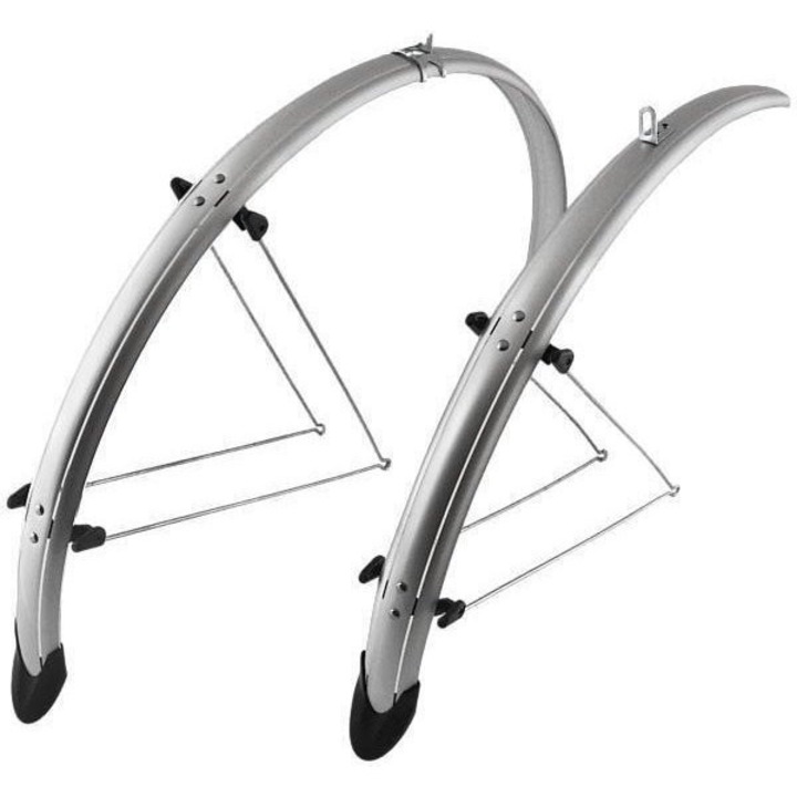 Aripi Bicicleta Orion 28'' Argintii 58mm, Protectie Noroi