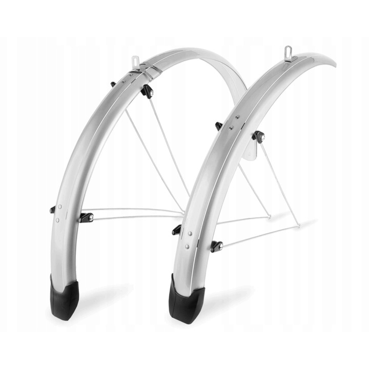 Set aparatori noroi bicicleta Orion 28" 58mm argintiu 57x5.8cm 71x5.8cm