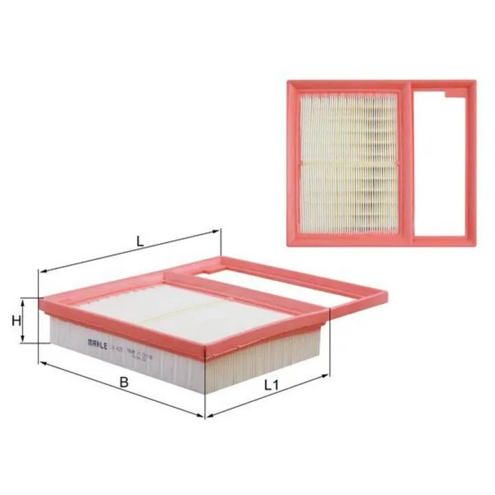 Légszűrő Ford Mondeo V Turnier (Cf) Bifuel Knecht Lx4157