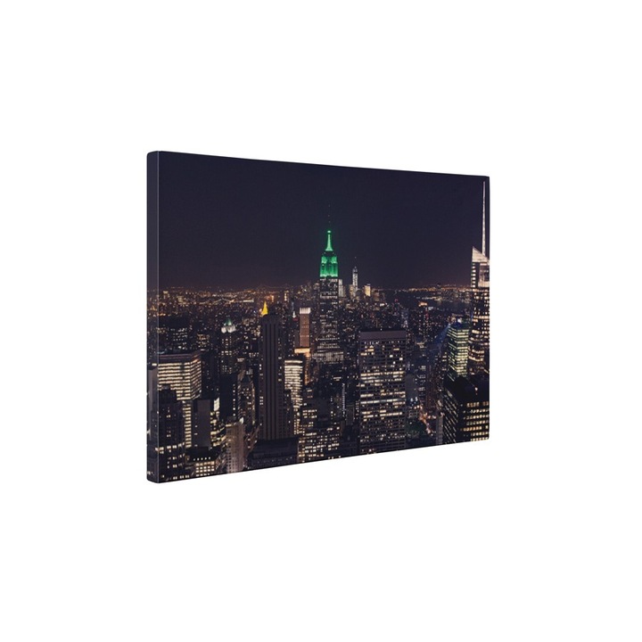 Orasul noaptea - Tablou Canvas - 85x110 cm