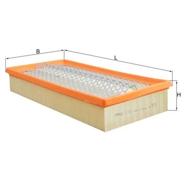 Mercedes-Benz Sl (R129) Benzin Levegőszűrő Knecht Lx536