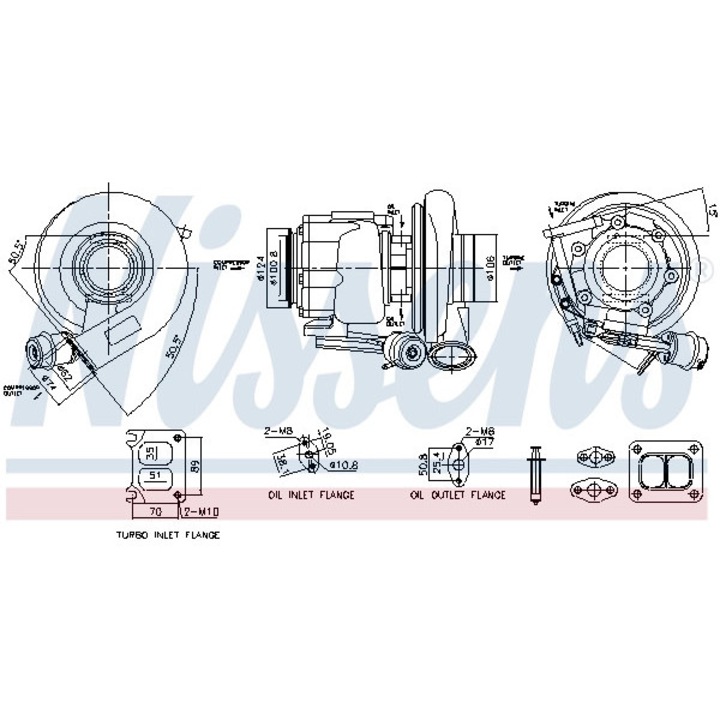 Compresor, Sistem De Supraalimentare 93717 Volvo Fh/Fh 2/Fh 3/Fm 2/Fm 3/Fmx 2/Fmx 3