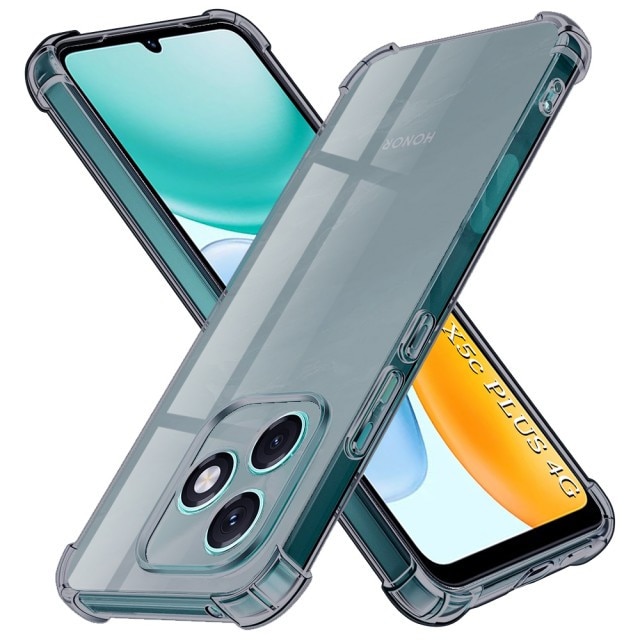 Husa Upzz® Shock Armor Compatibila Cu Honor X5c Plus, Protectie Sporita, Design Premium, Silicon, Fumuriu