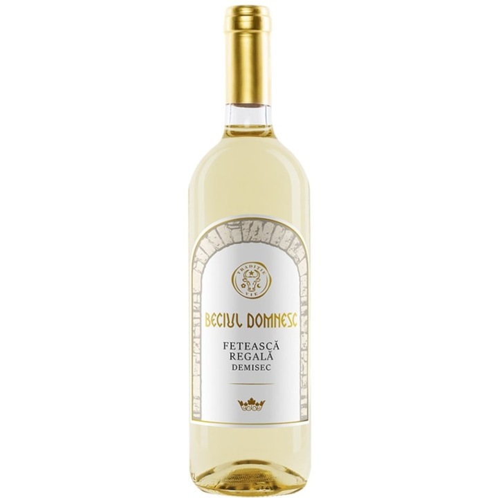 Vin Alb Demisec Feteasca Regala Beciul Domnesc 0.75 l