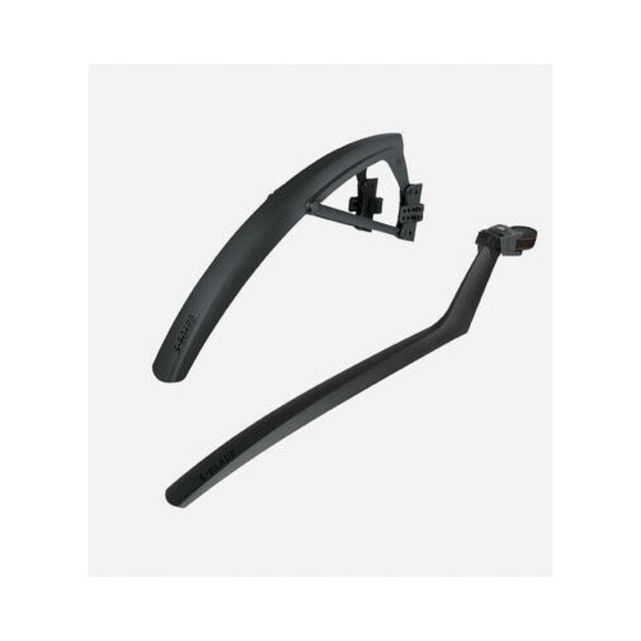 Aripi Bicicleta S-BOARD/S-BLADE 28" - Fata/Spate, Negre