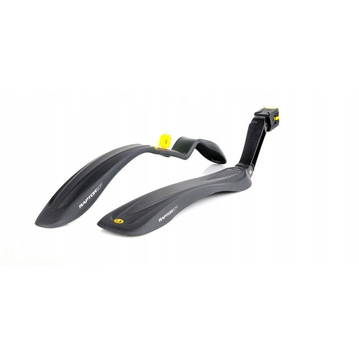 Set Aparatori Bicicleta Simpla Raptor 2 Negru, Montaj Rapid