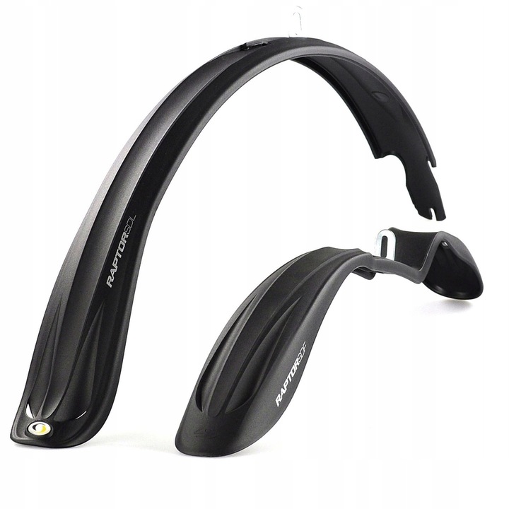Set Aripi Bicicleta Simpla Raptor Long 26-28" Negru