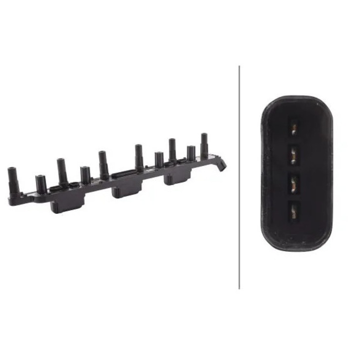Gyújtótekercs Jeep Cherokee (Xj) Benzin Hella 5Da230035-471