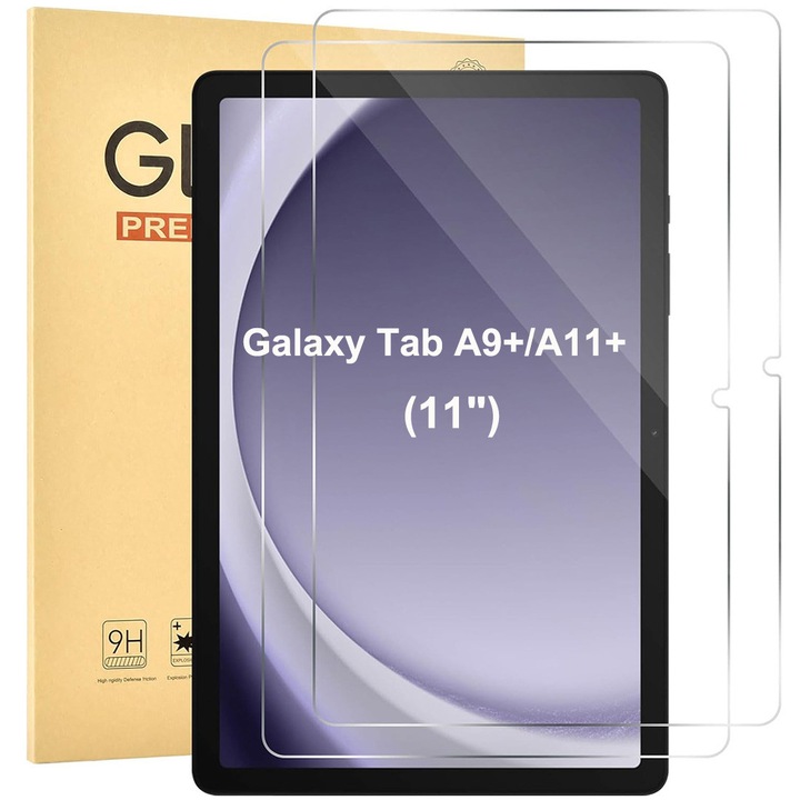 Folie de protecție sticlă DEISNGB pentru tabletă, 9H duritate, 0,33 mm grosime, transparent, 11"