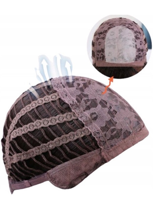 Peruca scurta blonda, din fibra Kanekalon, usor de intretinut, dimensiune universala, set ajustabil